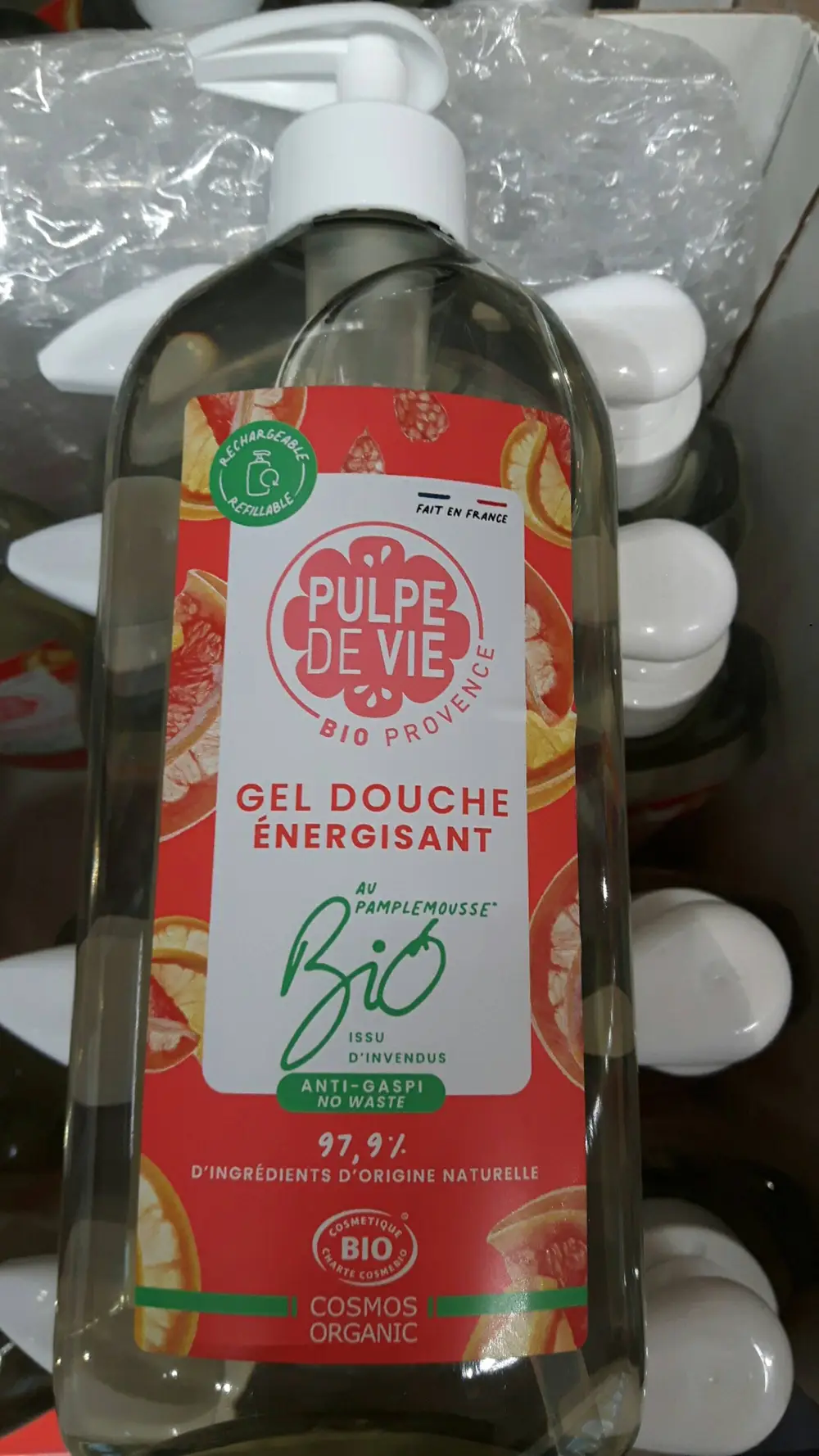 PULPE DE VIE - Gel douche énergisant au pamplemousse