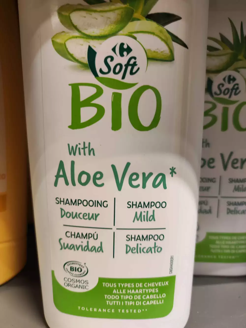 CARREFOUR SOFT - Shampooing douceur aloe vera bio