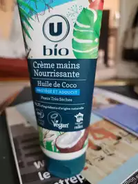 U BIO - Crème mains nourrissante huile de coco