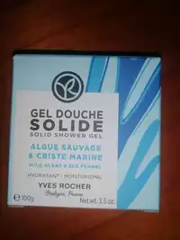 YVES ROCHER - Gel douche solide algue sauvage & criste marine