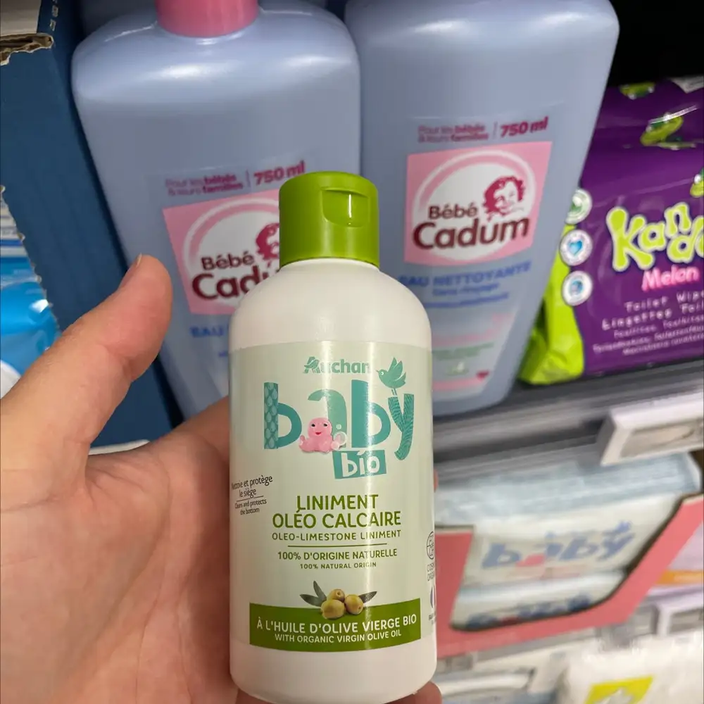 AUCHAN - Baby bio - Liniment oléo-calcaire