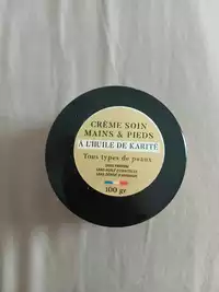 LA SAVONNERIE DE LA DRÔME - Crème soin mains & pieds à l'huile de karité