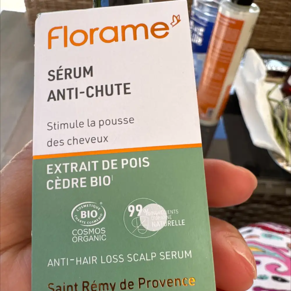 FLORAME - Sérum anti-chute extrait de pois cèdre bio