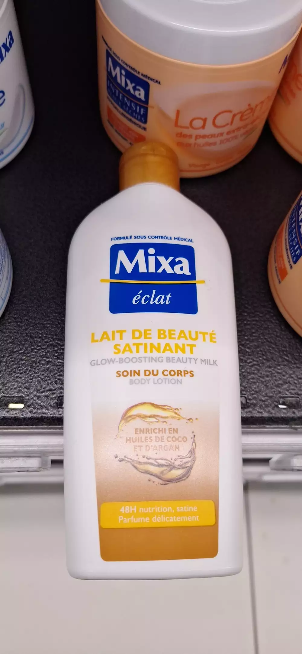 MIXA - Lait de beauté satinant éclat soin du corps