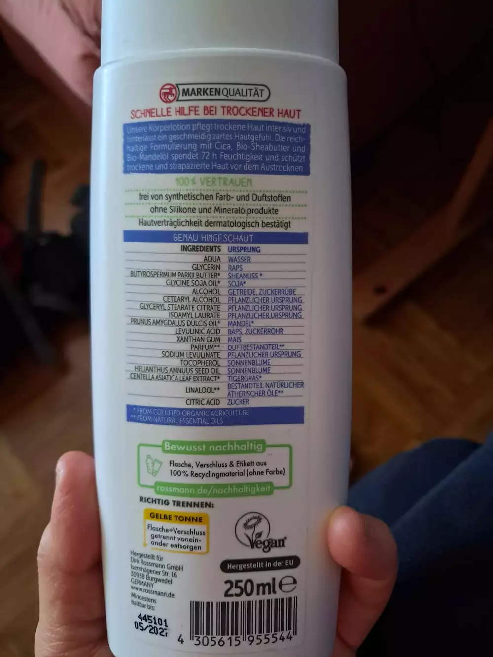 ALTERRA - Intensive repair korperlotion