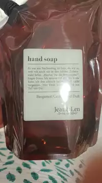 JEAN & LEN - Hand soap with bergamot