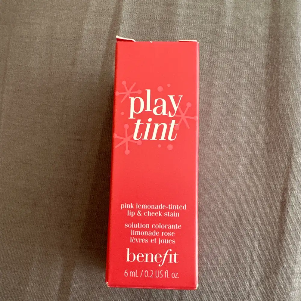 BENIFIT - Play tint - Solution colorante limonade rose lèvres et joues