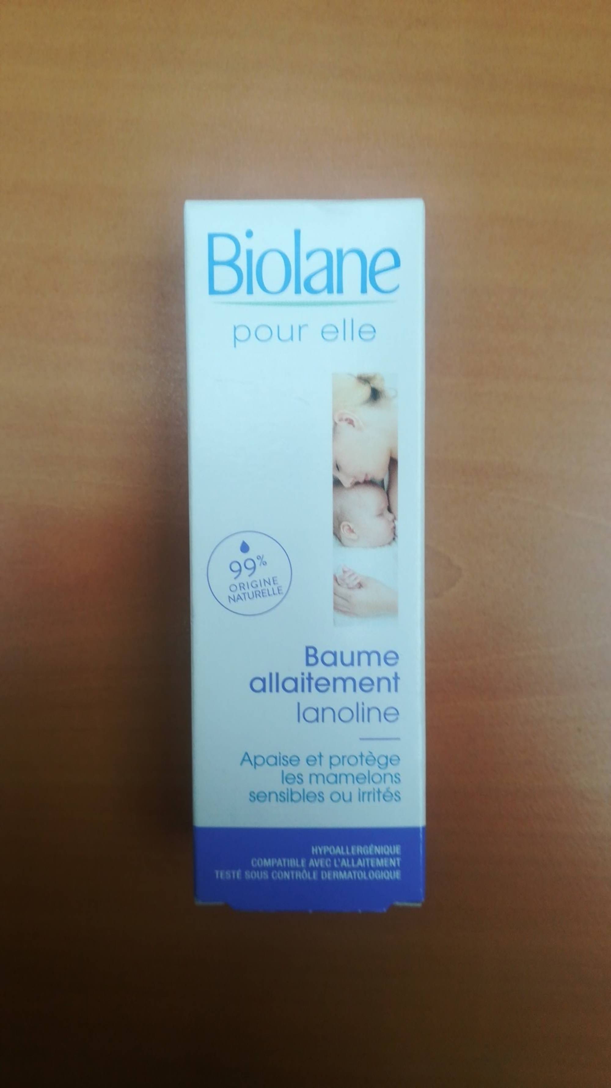 BIOLANE - Pour elle Baume allaitement lanoline