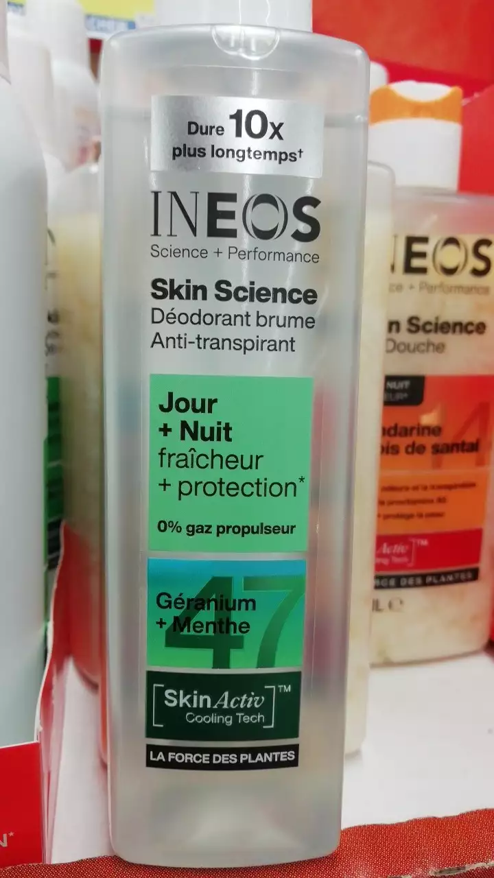 INEOS - Skin science - Déodorant brume anti-transpirant