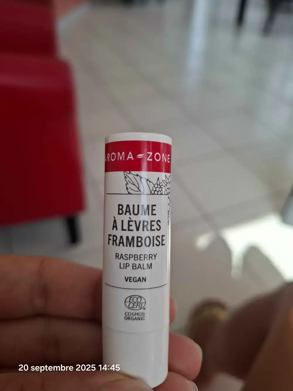 AROMA-ZONE - Baume à lèvres framboise