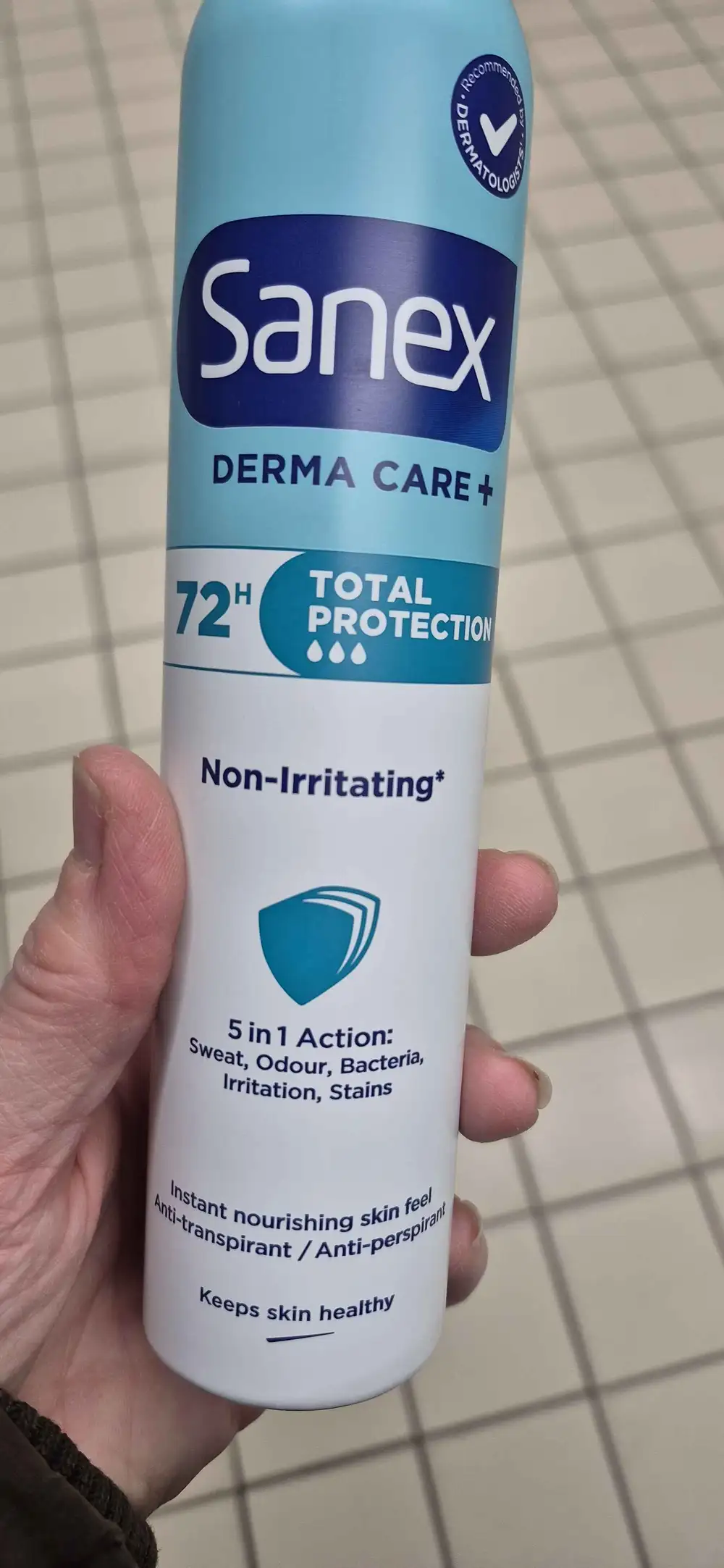 SANEX - Derma care - Anti-transpirant 72h total protection