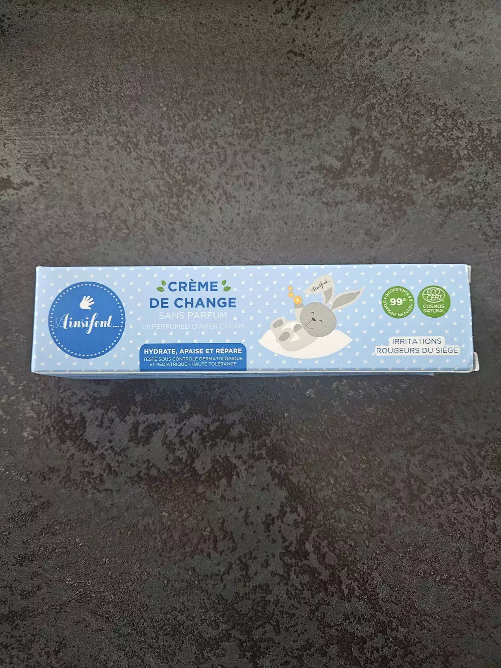 AINSIFONT - Crème de change sans parfum