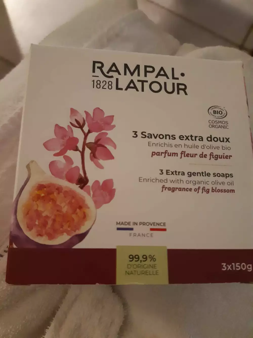 RAMPAL LATOUR - Savons extra doux parfum fleur de figuier