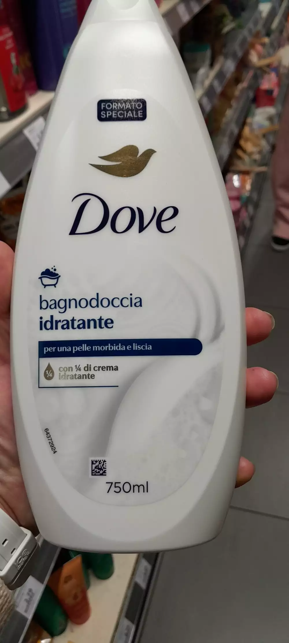 DOVE - Bagnodoccia idratante 