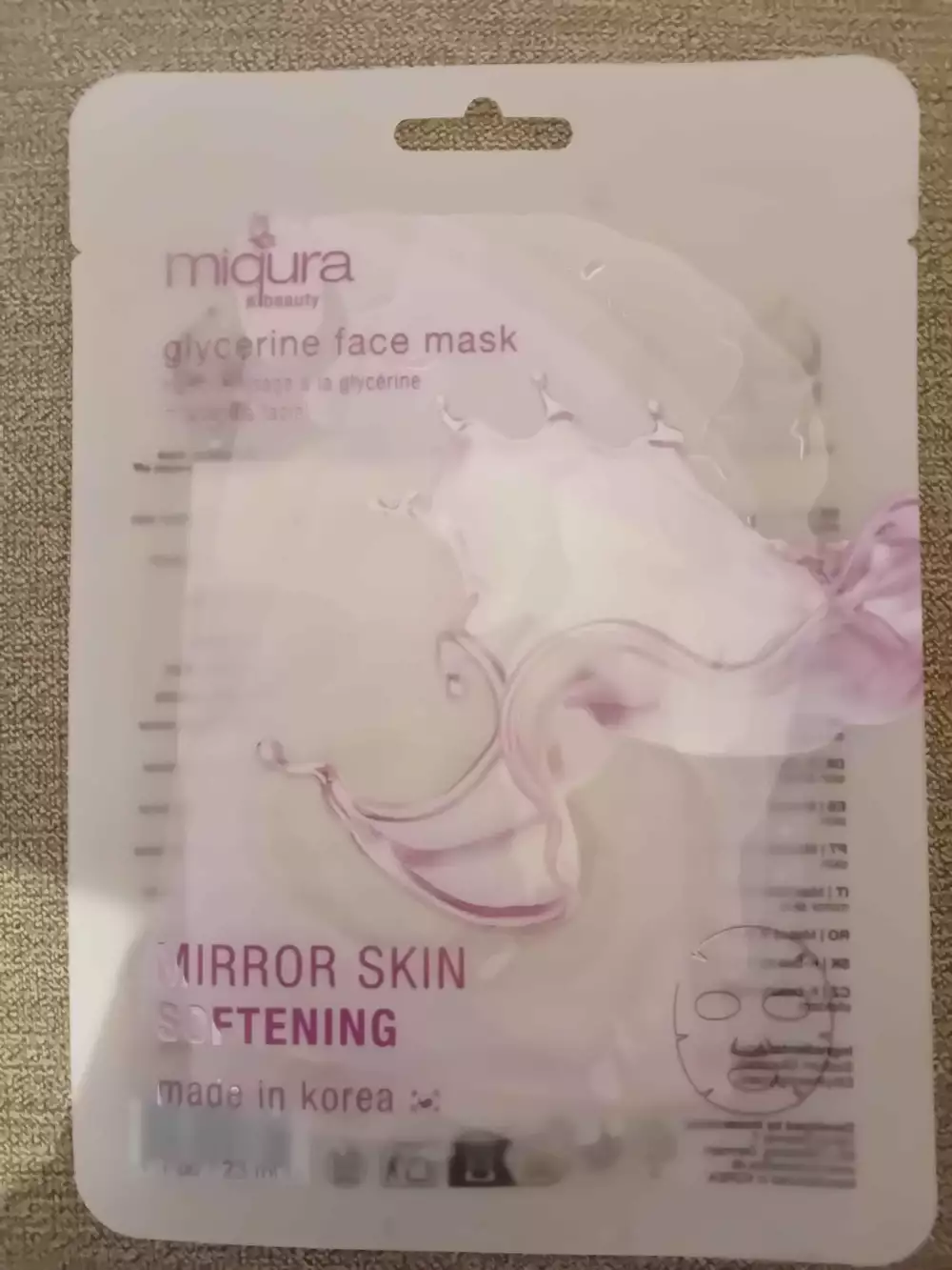 MIQURA - Masque visage à la glycérine 