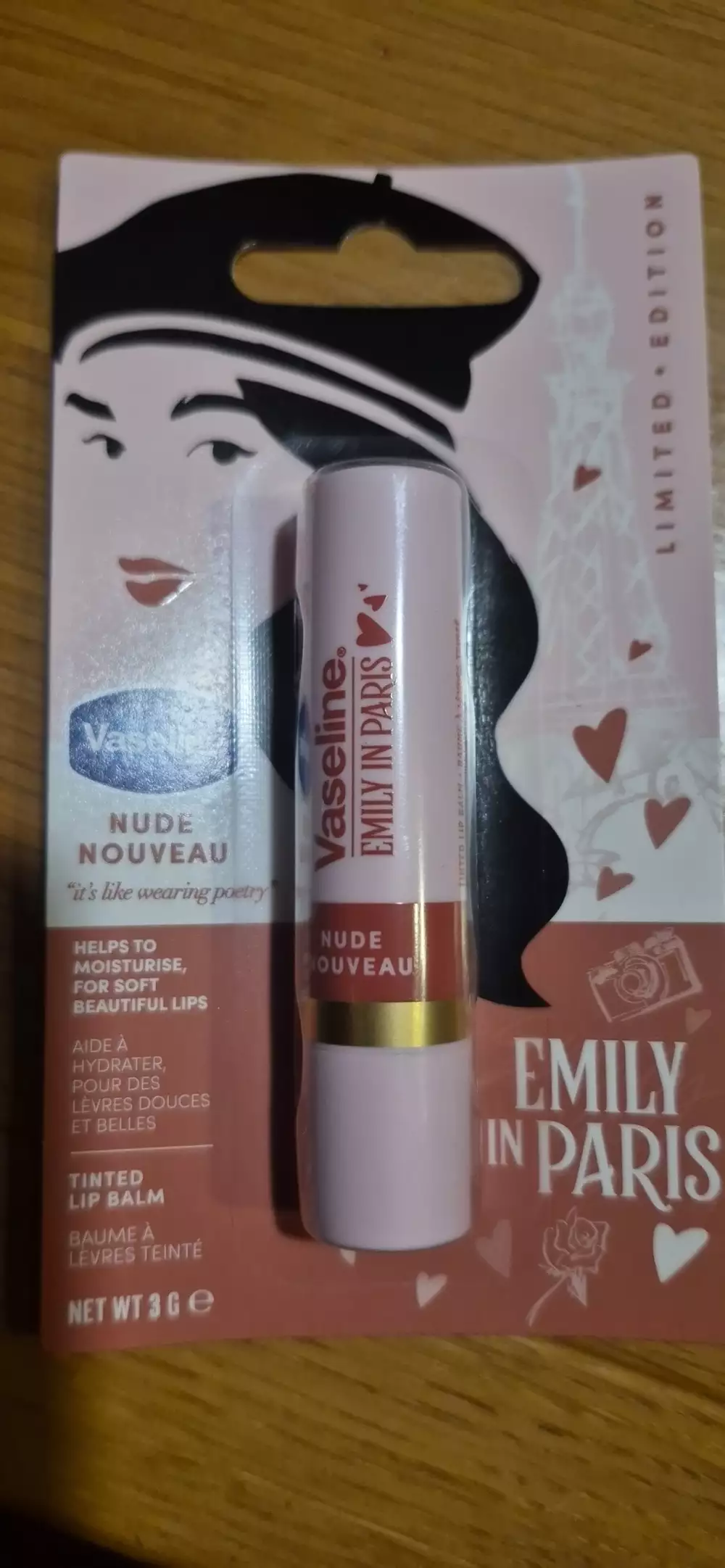 EMILY IN PARIS - Vaseline - Baume à lèvres teinté nude