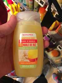MONOPRIX - Shampooing doux beurre de mangue et huile de riz cheveux secs