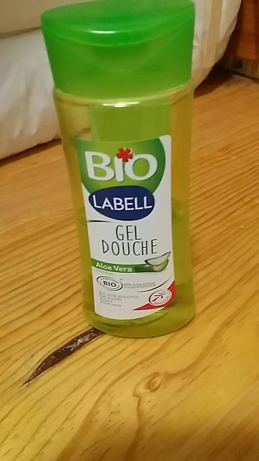 LABELL - Gel douche bio à l'aloe vera