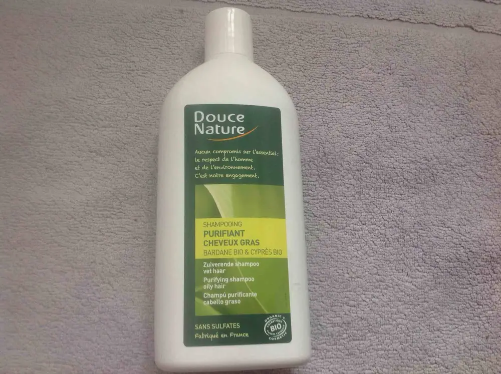 DOUCE NATURE - Shampooing purifiant cheveux gras 