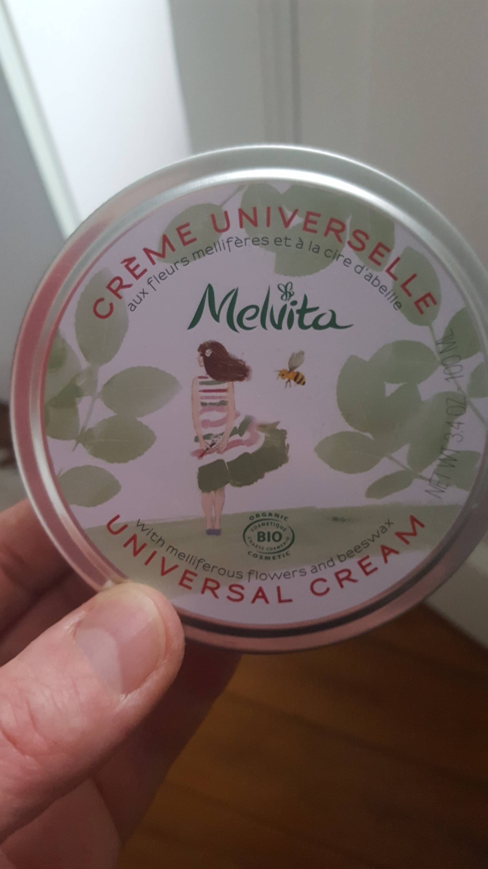 MELVITA - Crème universelle aux fleurs mellifères et à la cire d'abeille
