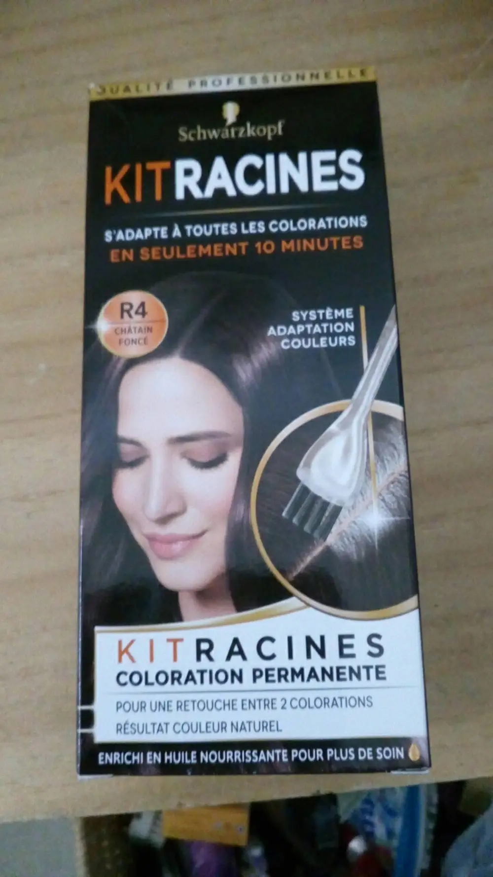 SCHWARZKOPF - Kit Racines - Coloration permanente - R4 châtain foncé