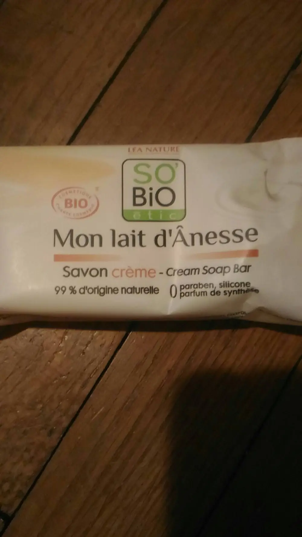 SO'BIO ÉTIC - Mon lait d'ânesse - Savon crème bio