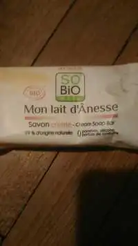 SO'BIO ÉTIC - Mon lait d'ânesse - Savon crème bio