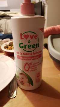 LOVE & GREEN - Lait de toilette hydratant hypoallergénique 