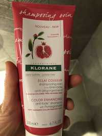 KLORANE - Éclat couleur - Shampooing soin à la grenade anti-dégorgement