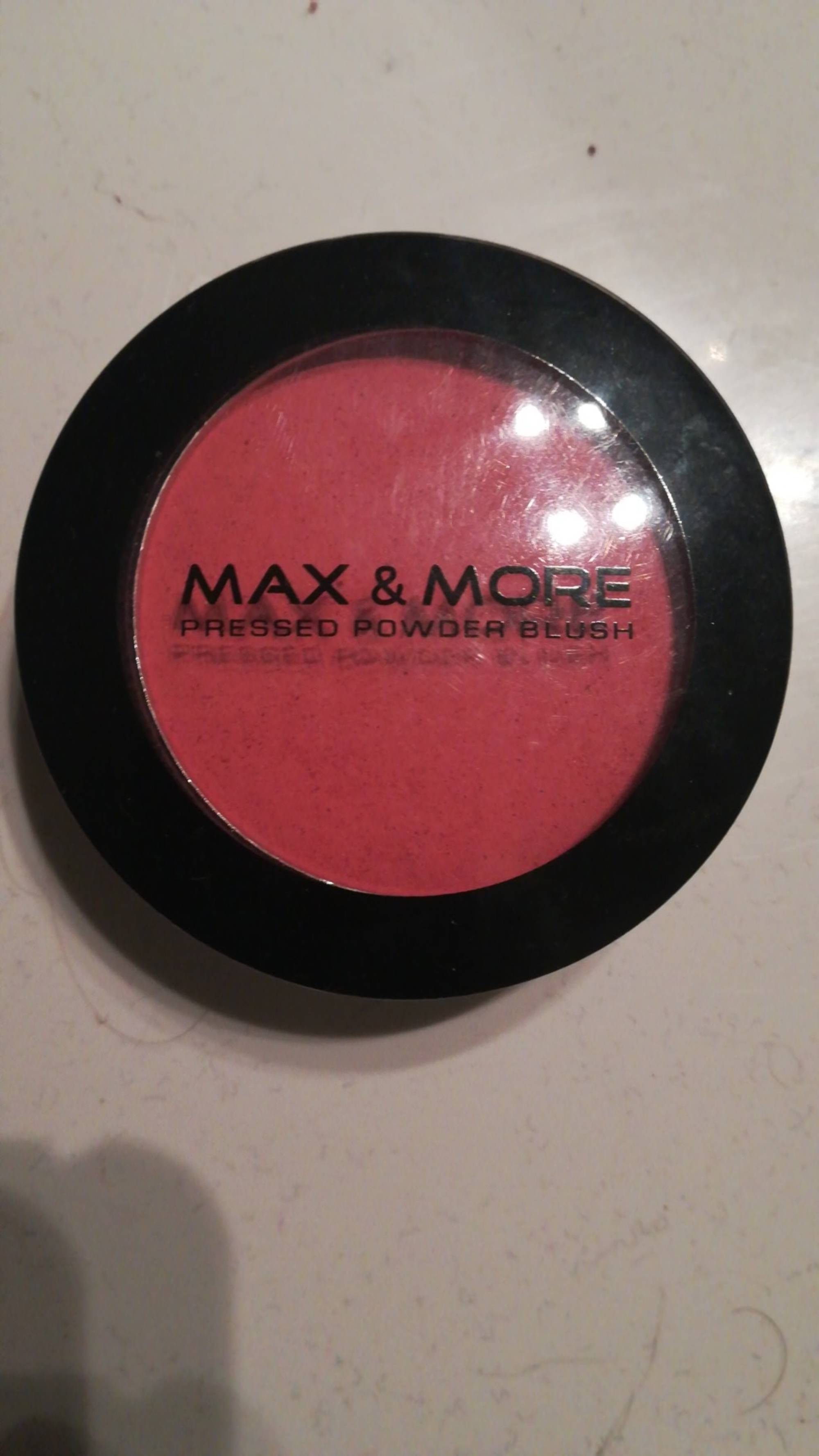 MAX & MORE - Pressed powder blush - Poudre maquillage