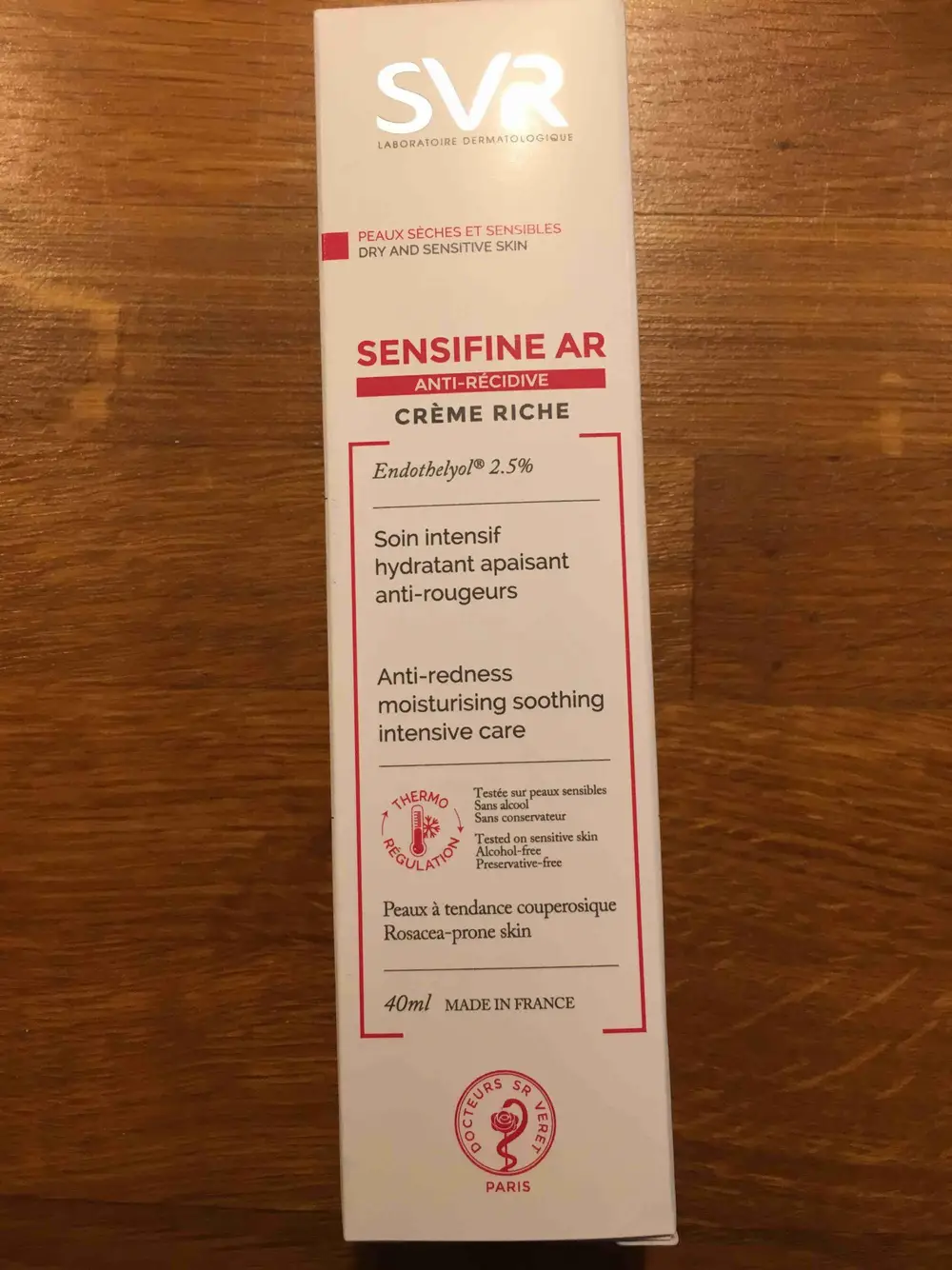 SVR - Sensifine AR - Anti-Récidive