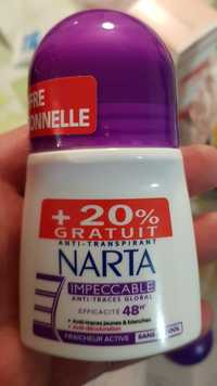 NARTA - Impeccable - Anti-traspirant efficacité 48h