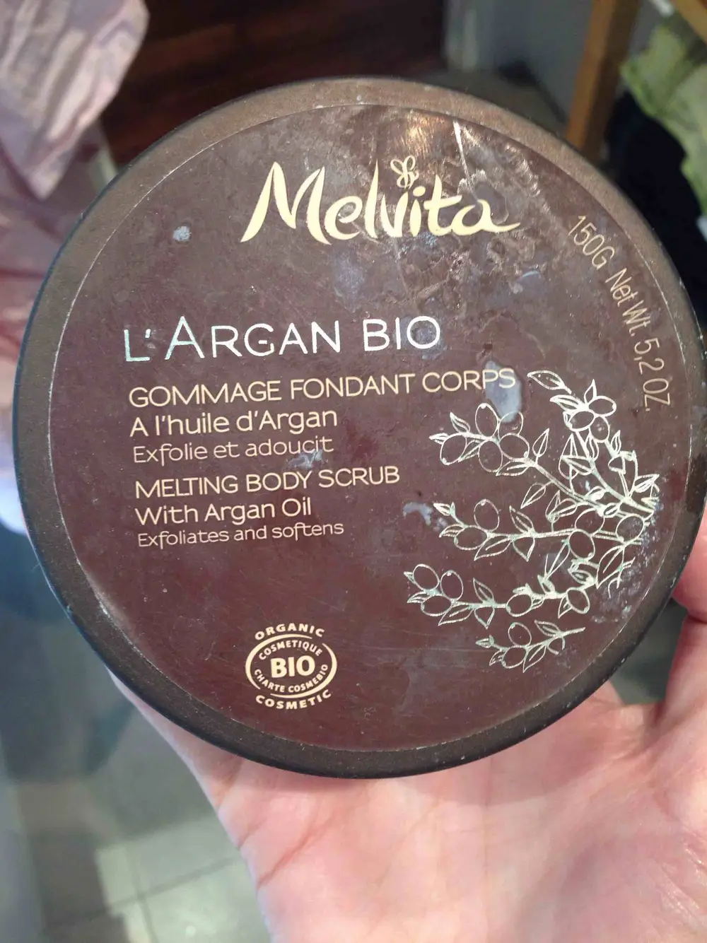 MELVITA - L'argan bio - Gommage fondant corps