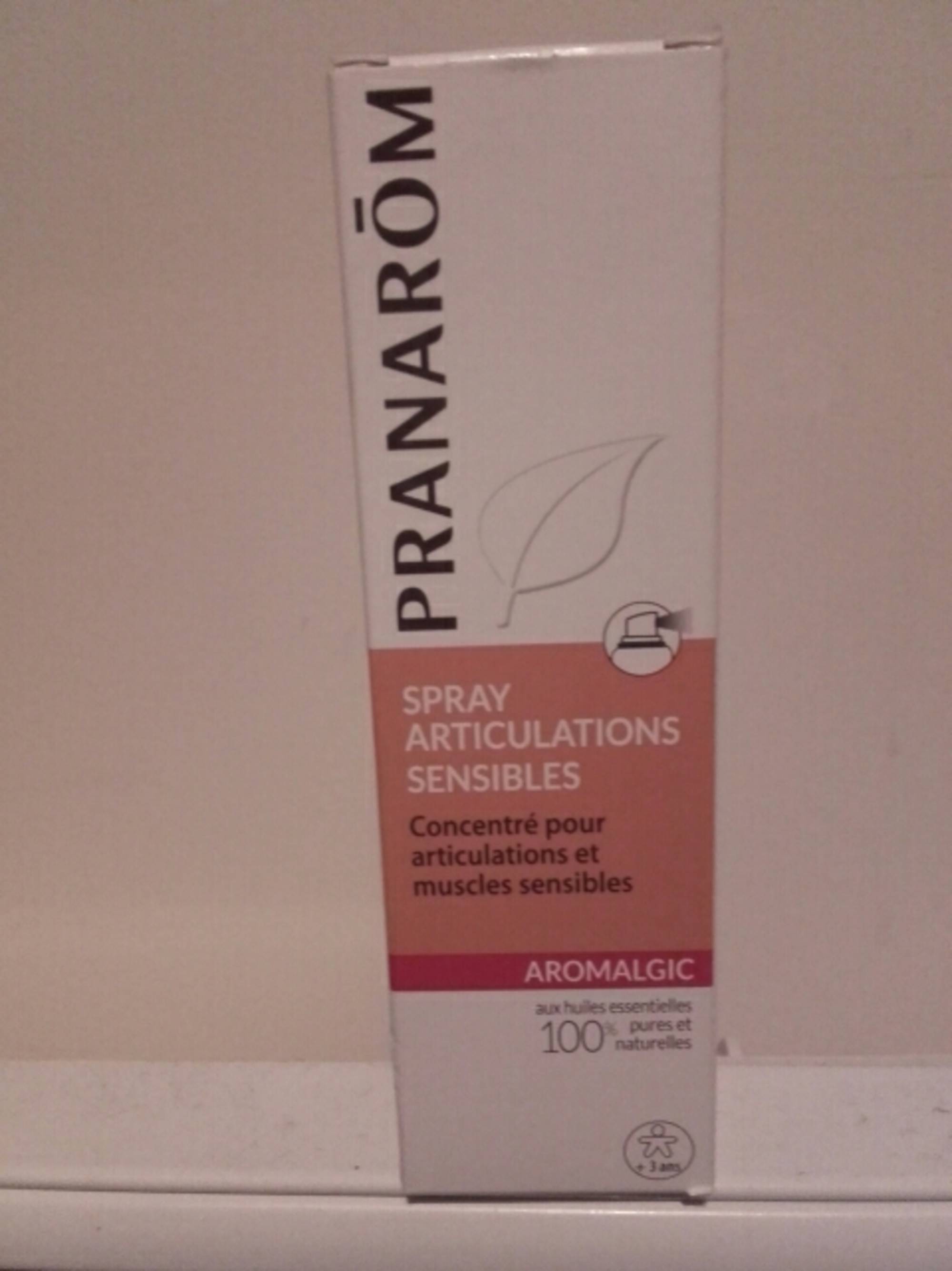 PRANARÔM - Aromalgic - Spray articulations sensibles