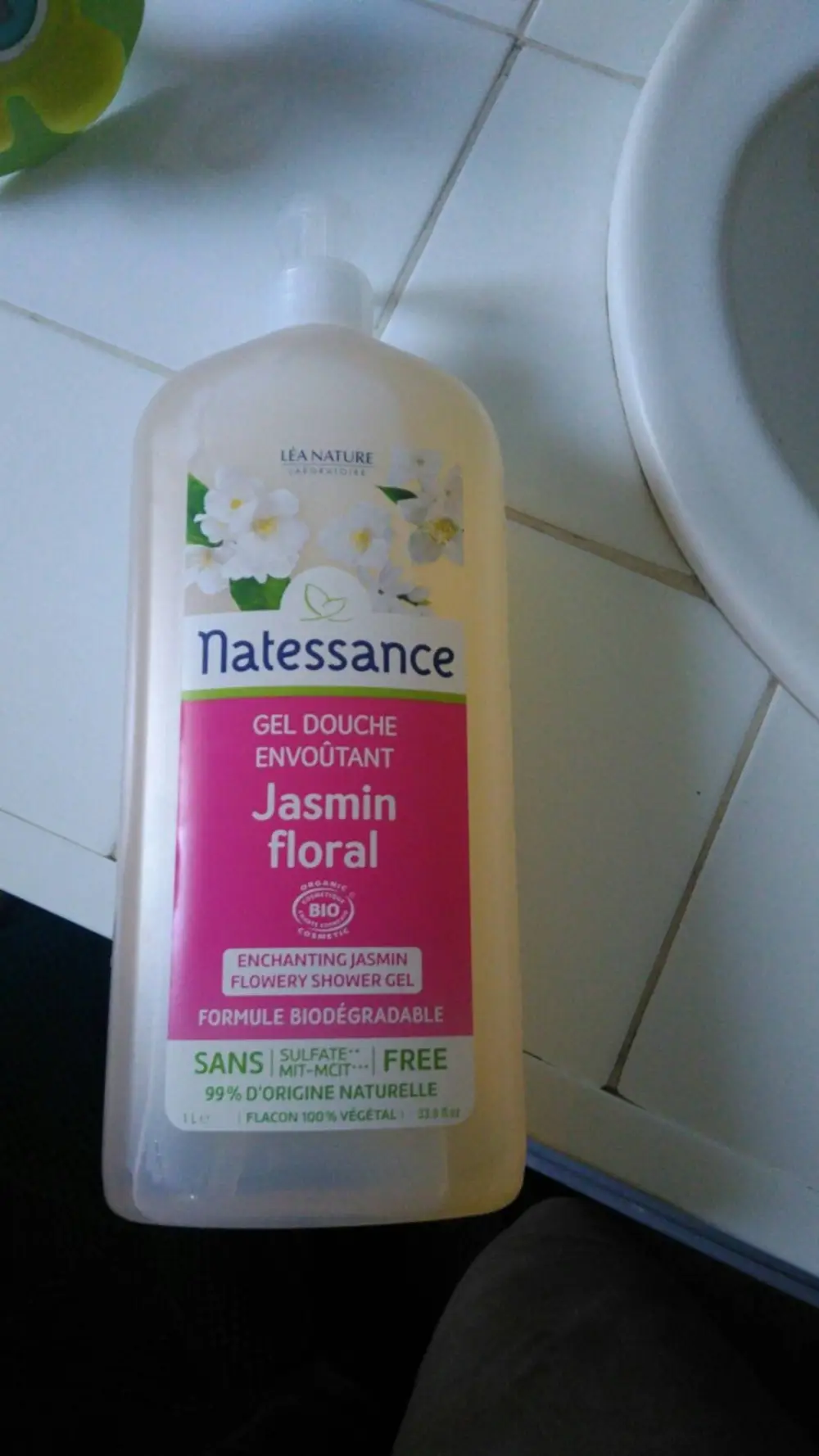 NATESSANCE - Jasmin floral - Gel douche envoûtant bio