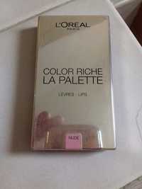 L'ORÉAL - Color riche - La palette lèvres Nude