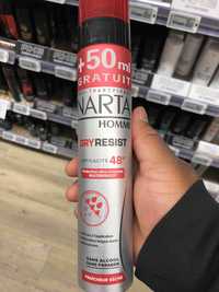 NARTA - Homme dry resist - Anti-transpirant efficacité 48h