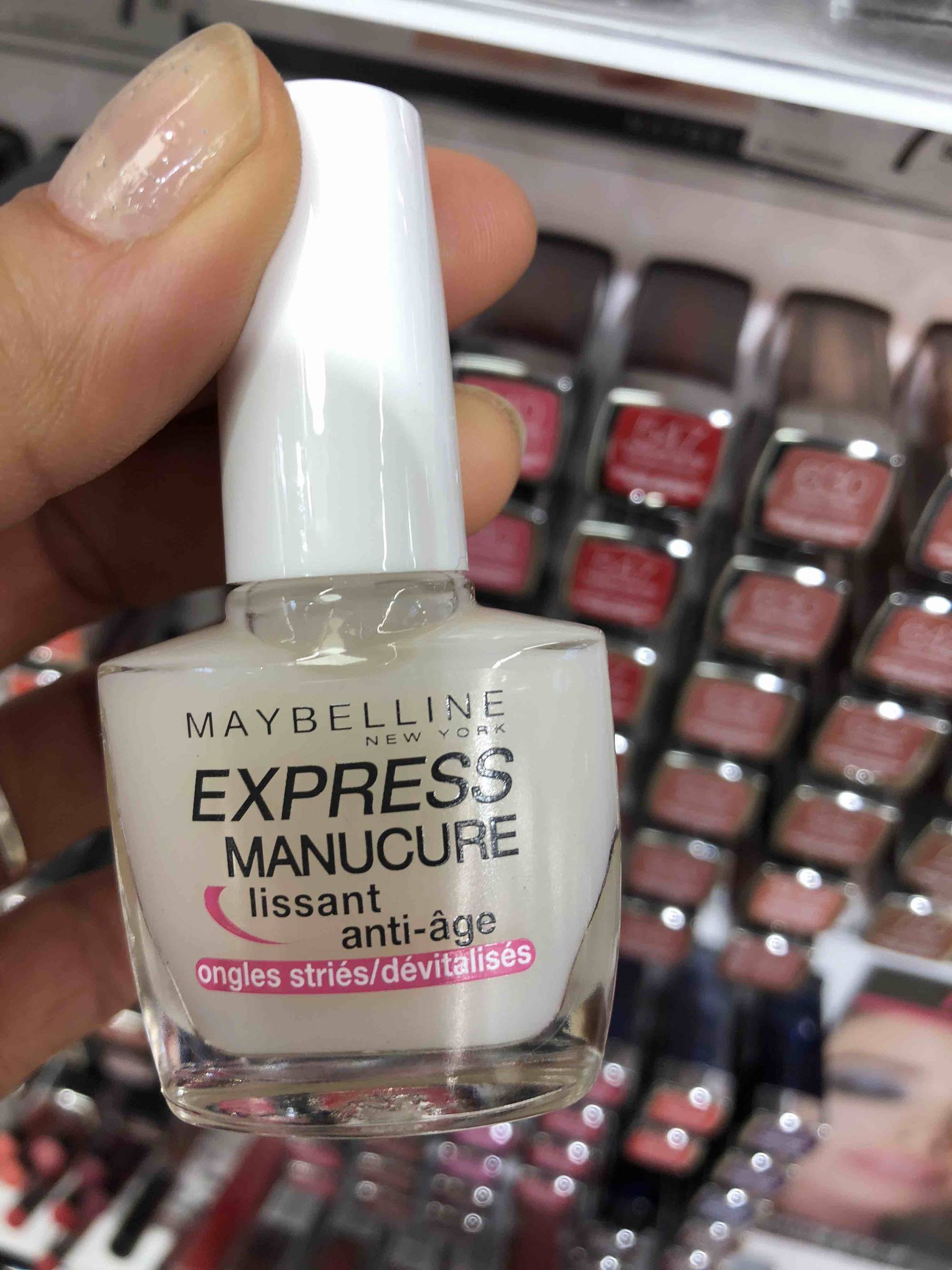 Composition MAYBELLINE Express manucure white - Soin blanchissant - UFC-Que  Choisir