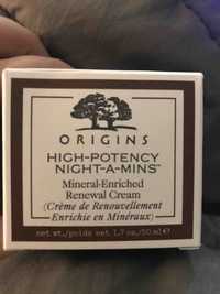 ORIGINS - High-potency night-a-mins cream