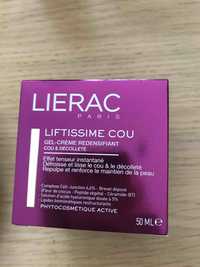 LIÉRAC - Liftissime cou - Gel-crème redensifiant cou & décolleté