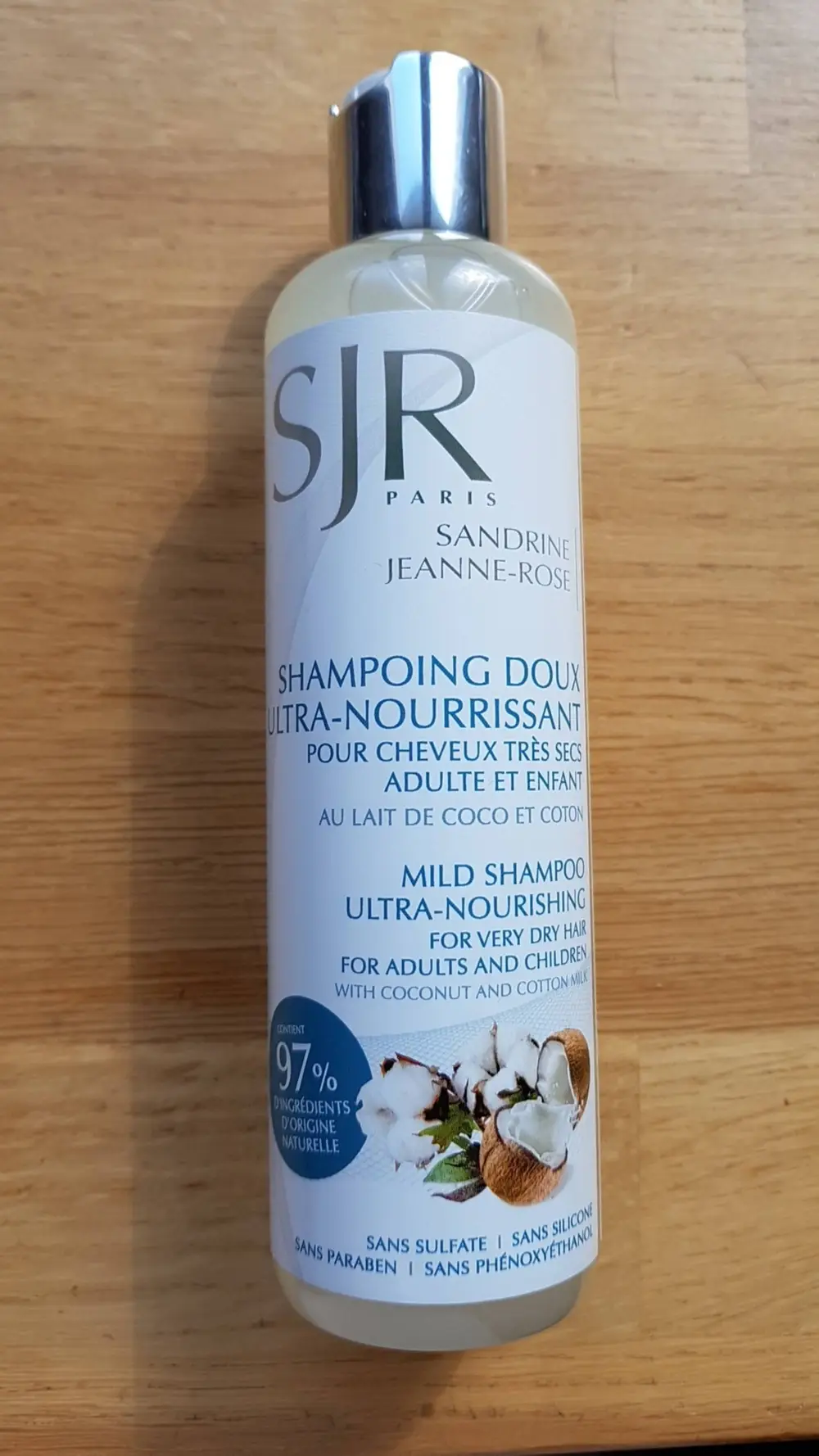 SANDRINE JEANNE-ROSE - Shampoing doux - Ultra-nourrissant