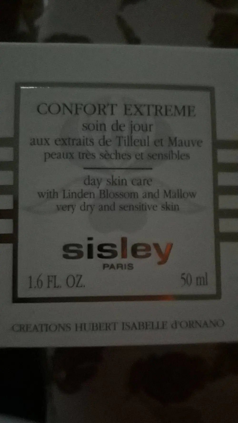 SISLEY - Confort extrême -  Soin de jour aux extraits de Tilleul et Mauve