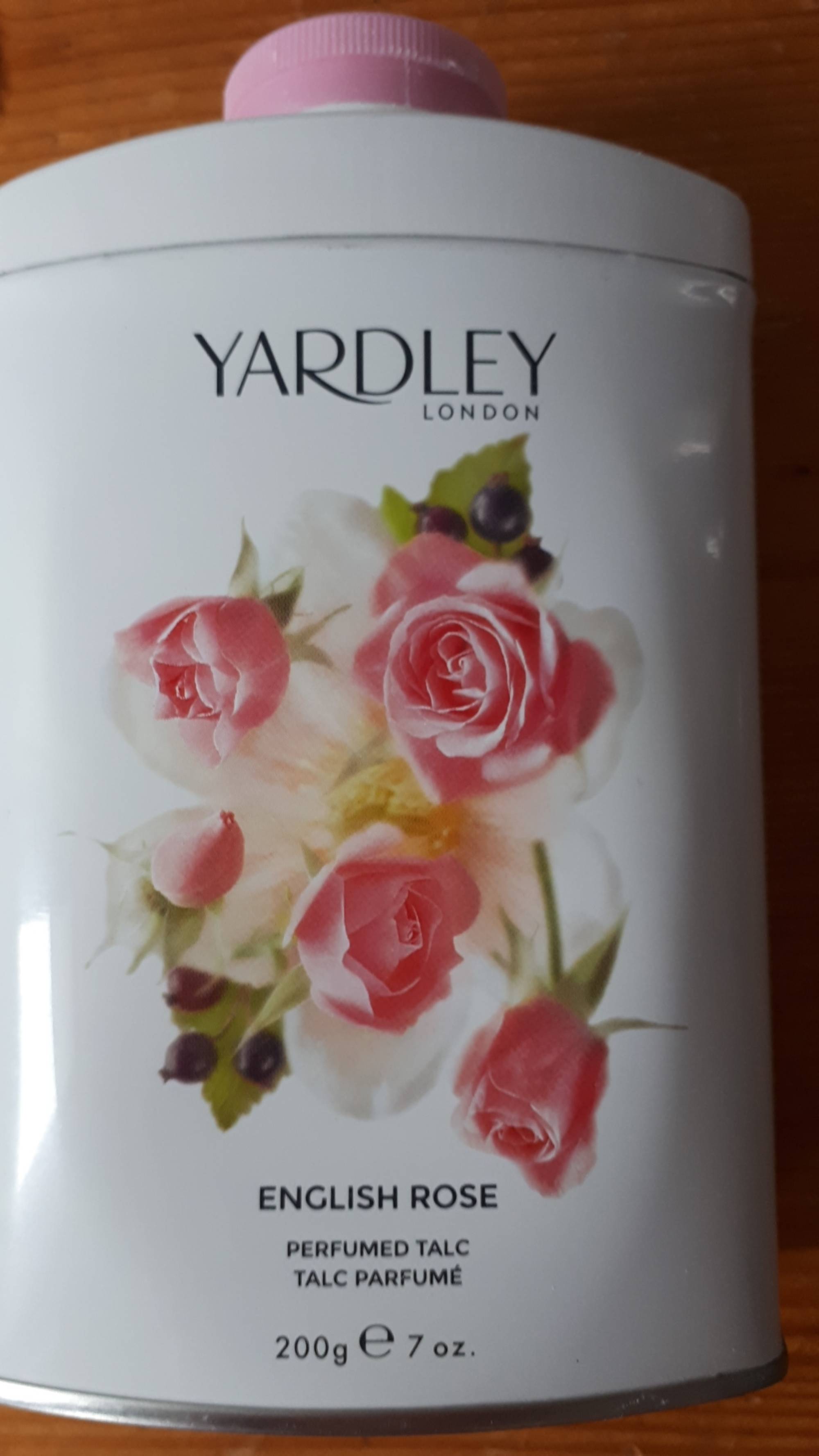 YARDLEY LONDON - English rose - Talc parfumé
