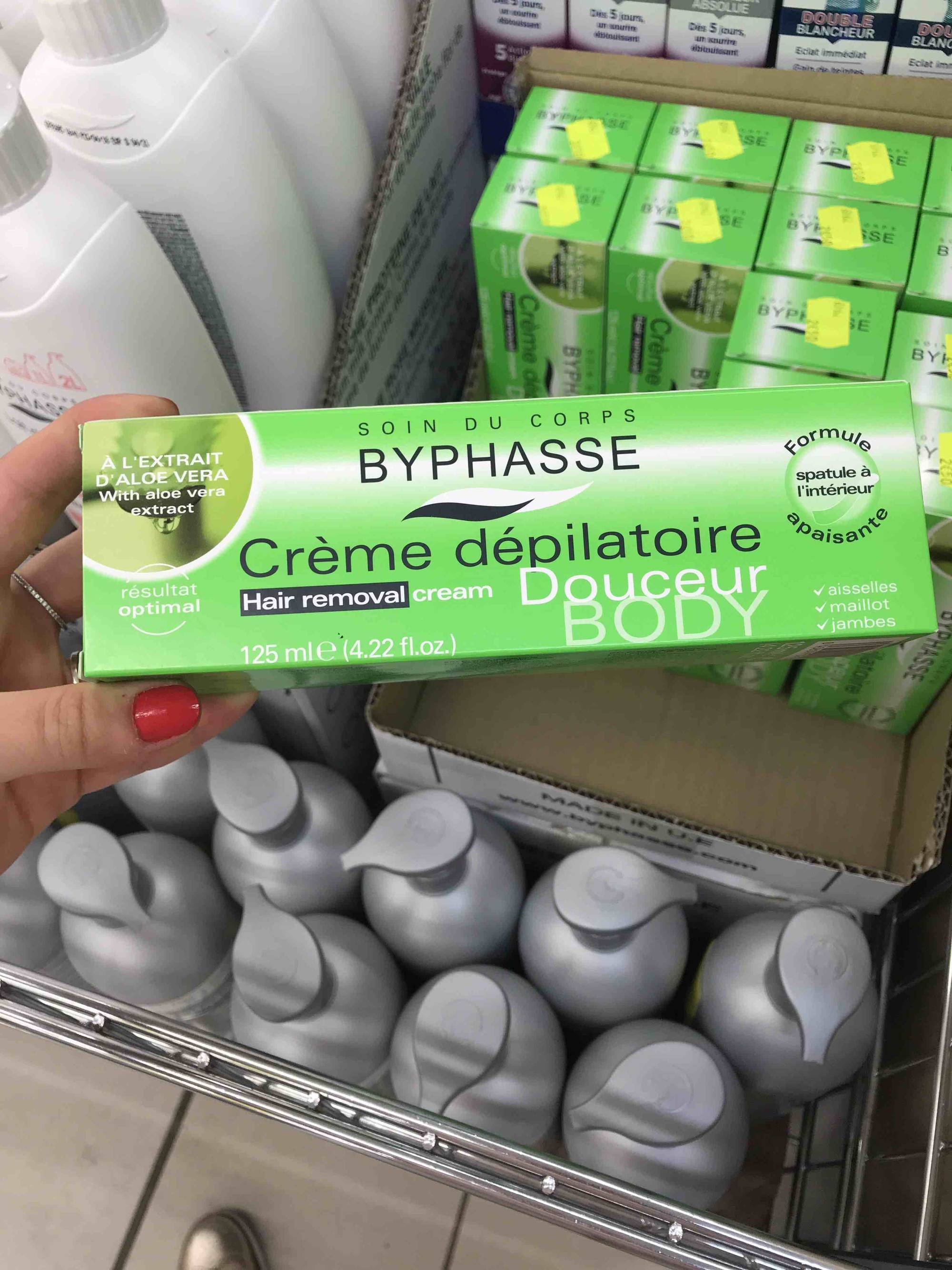 BYPHASSE - Crème dépilatoire douceur body