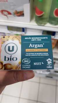 U BIO - Bio - Gelée nourrissante anti-âge nuit à l'argan