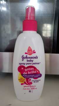 JOHNSON'S - Gotas de brillo - Baby spray para peinar 