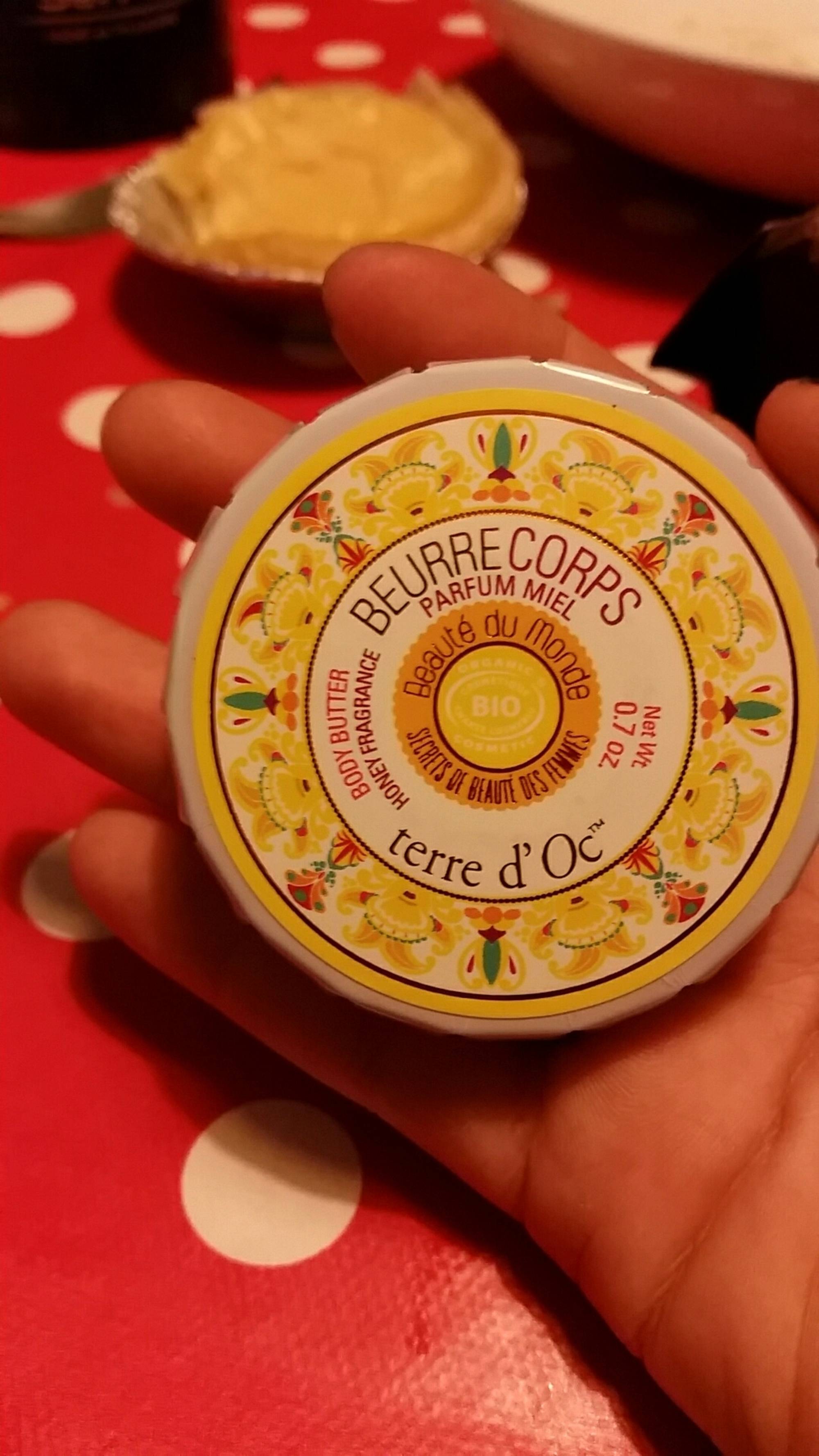 TERRE D'OC - Parfum miel - Beurre corps
