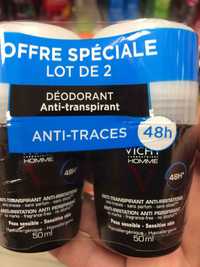 VICHY HOMME - Déodorant anti-transpirant anti-traces 48h