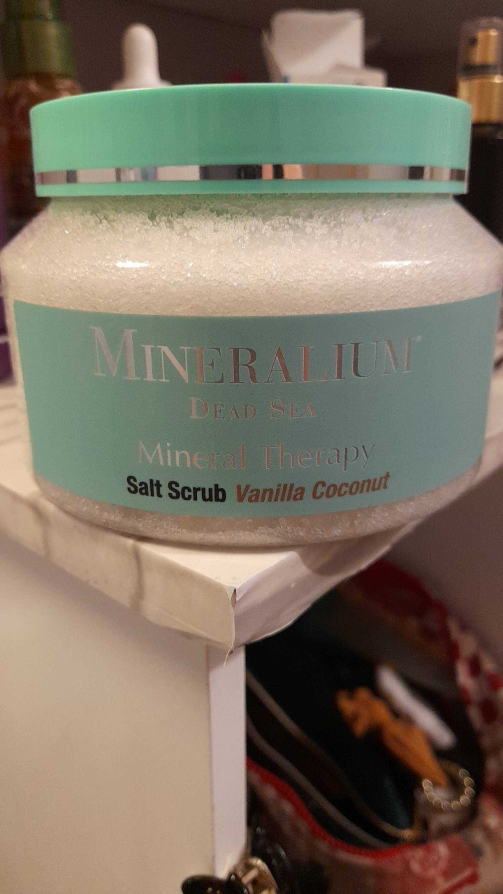 MINERALIUM DEAD SEA - Mineral Therapy - Salt scrub vanilla coconut
