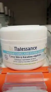 NATESSANCE - Coco bio & Kératine végétale - Masque capillaire extra-doux